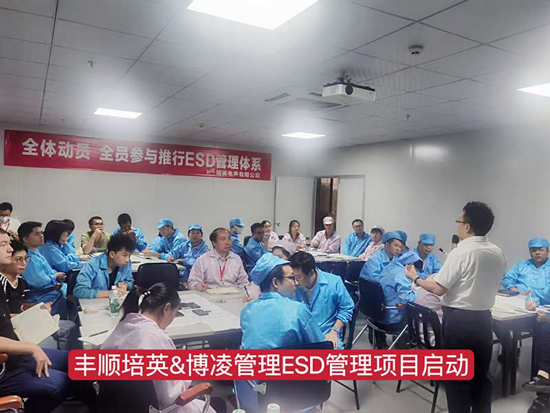博凌管理為Tier1車載供應(yīng)商培英電聲公司導(dǎo)入ESD管理系統(tǒng)，提升產(chǎn)品質(zhì)量穩(wěn)定可靠性